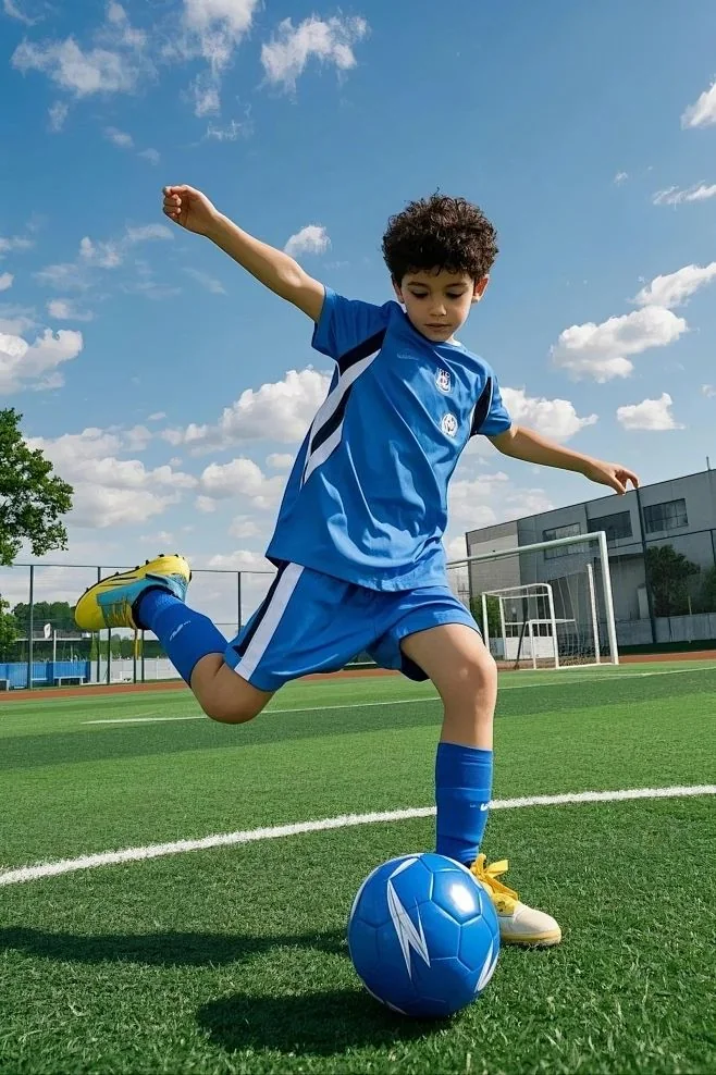 Sport imagery: football kick