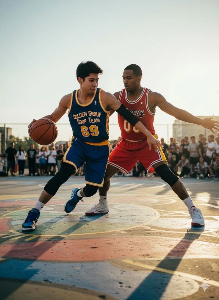 Sport imagery: street basketball