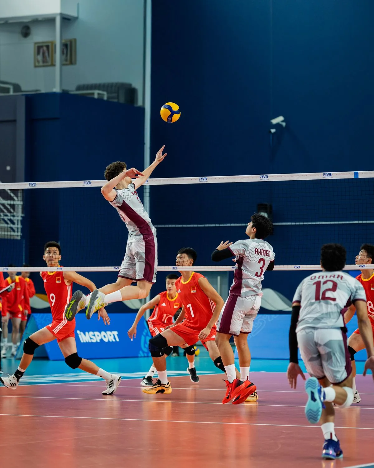 Sport imagery: volleyball match